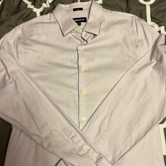 Express Shirts Mens Lavender Express Button Down Shirt Poshmark
